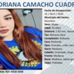 ¡Ayúdanos a localizarla! Desaparece Adriana Camacho, oficial de la Policía de Navolato.